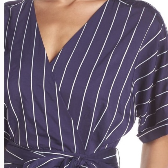 Chelsea 28 - Stripe Jumpsuit - Navy Size 4 - Picture 7 of 12